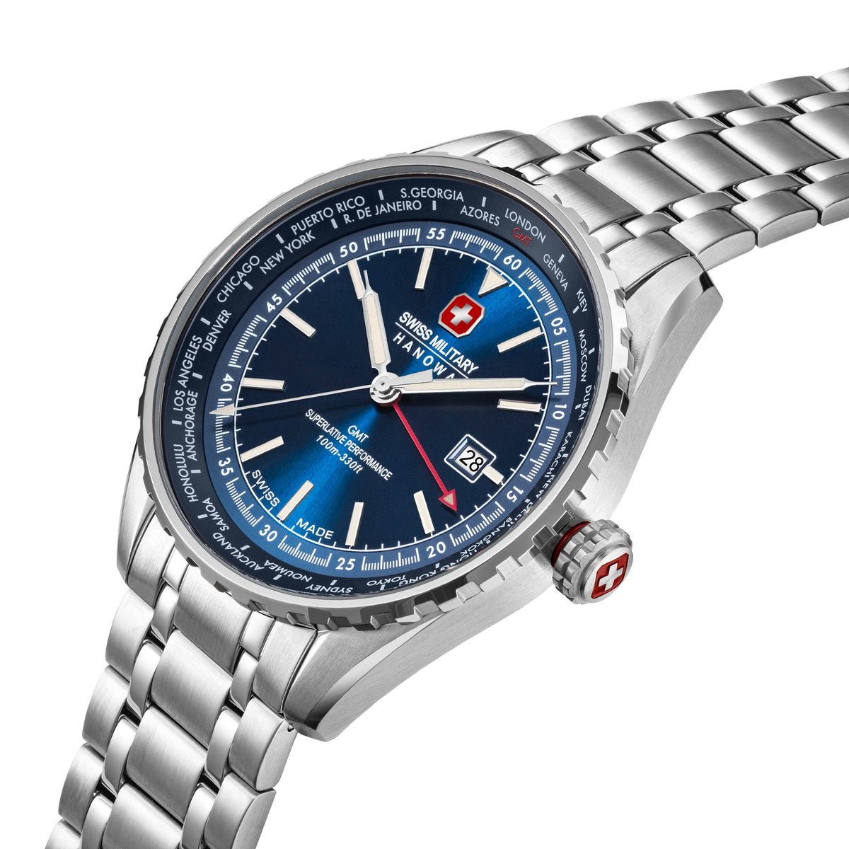 SWISS MILITARY HANOWA UHR AFTERBURN GMT