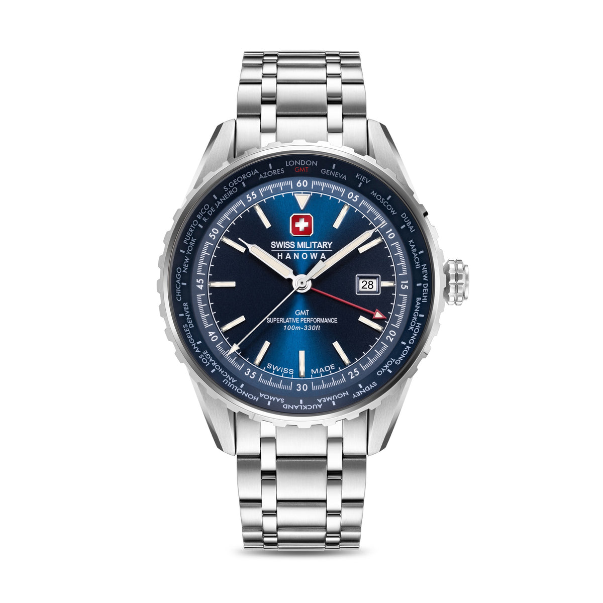 SWISS MILITARY HANOWA UHR AFTERBURN GMT