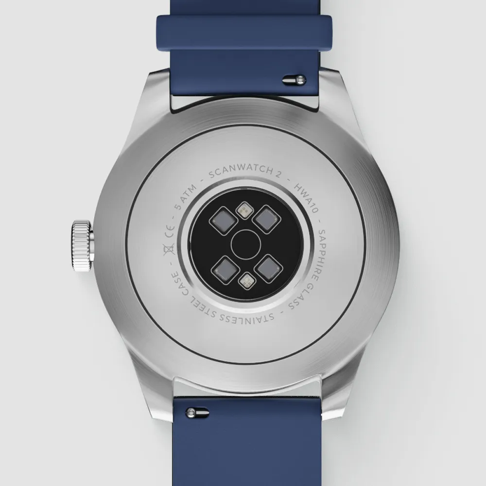 WITHINGS Scanwatch 2 42mm Blau