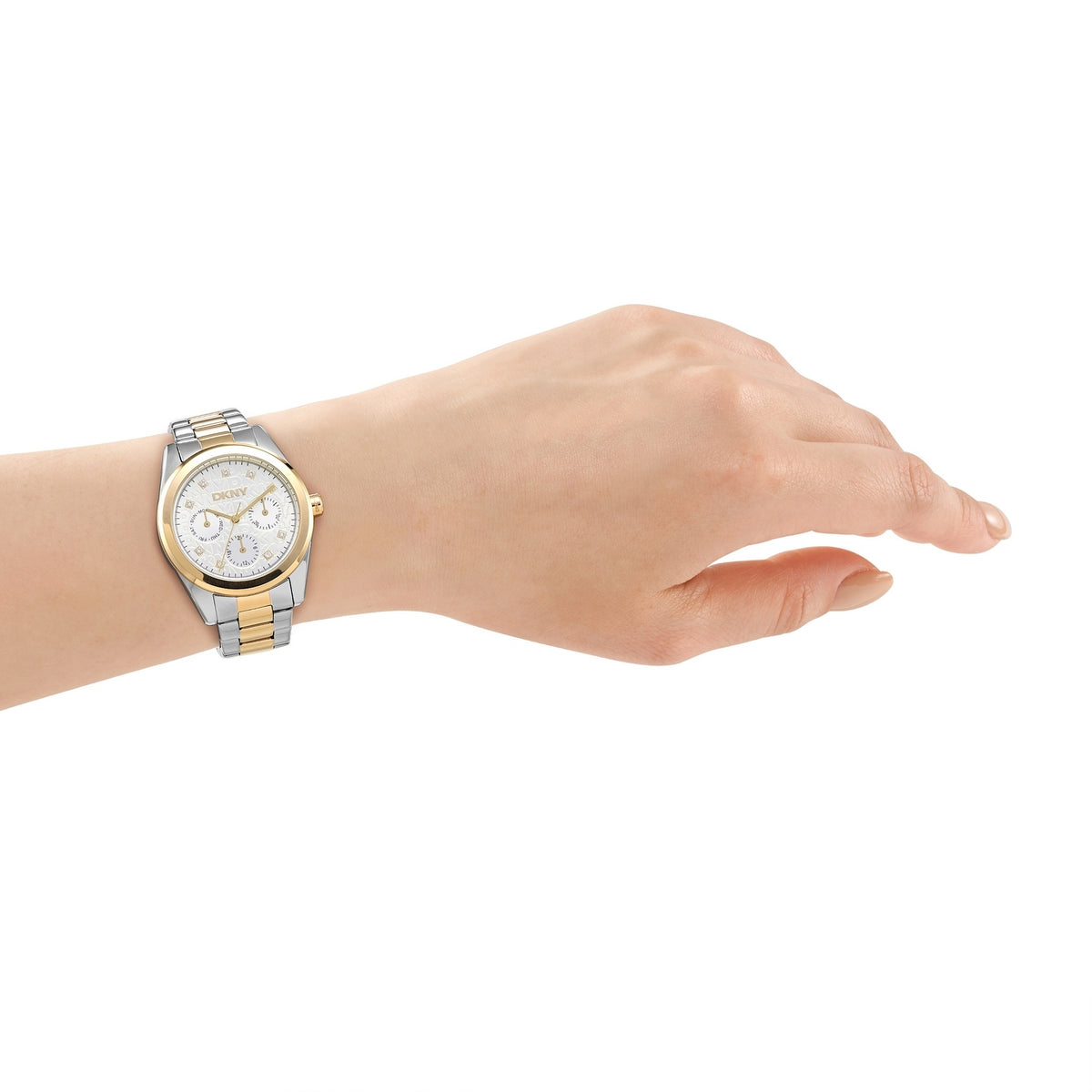 DKNY Uhr Multi Function twotone gold silver