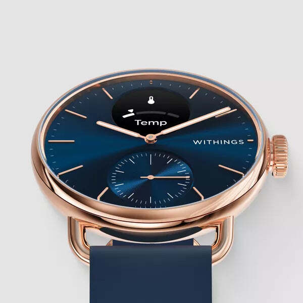 WITHINGS Scanwatch 2 38mm Rosé Blau