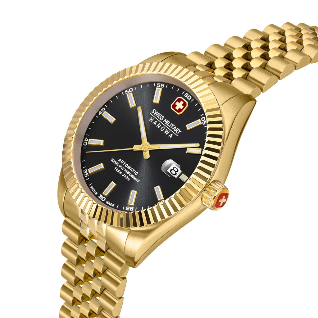 SWISS MILITARY HANOWA UHR DILIGENTER GOLD