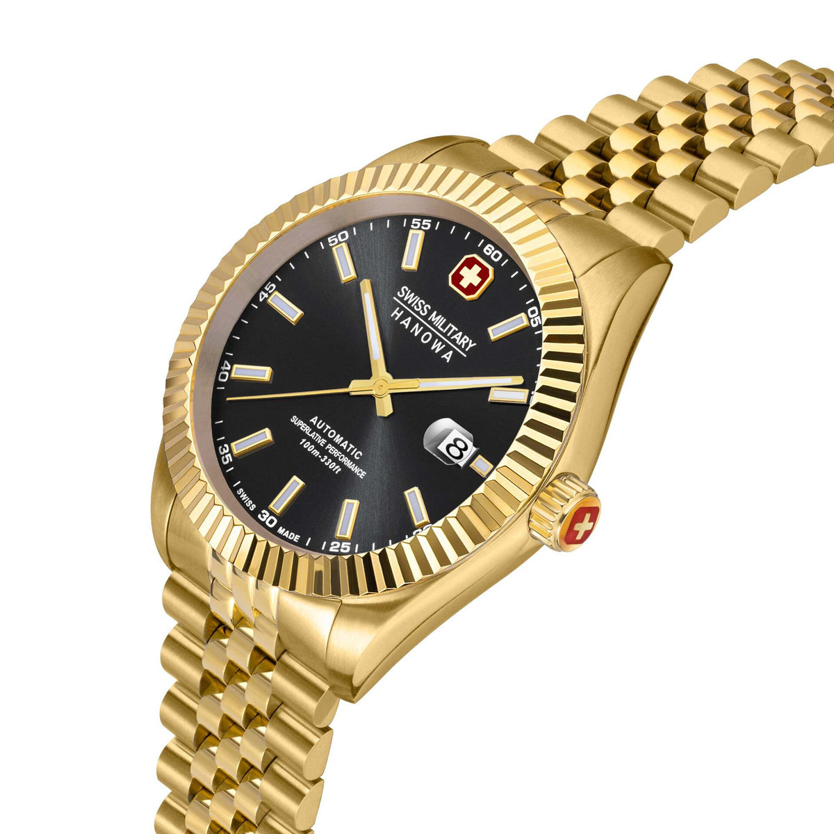 SWISS MILITARY HANOWA UHR DILIGENTER GOLD