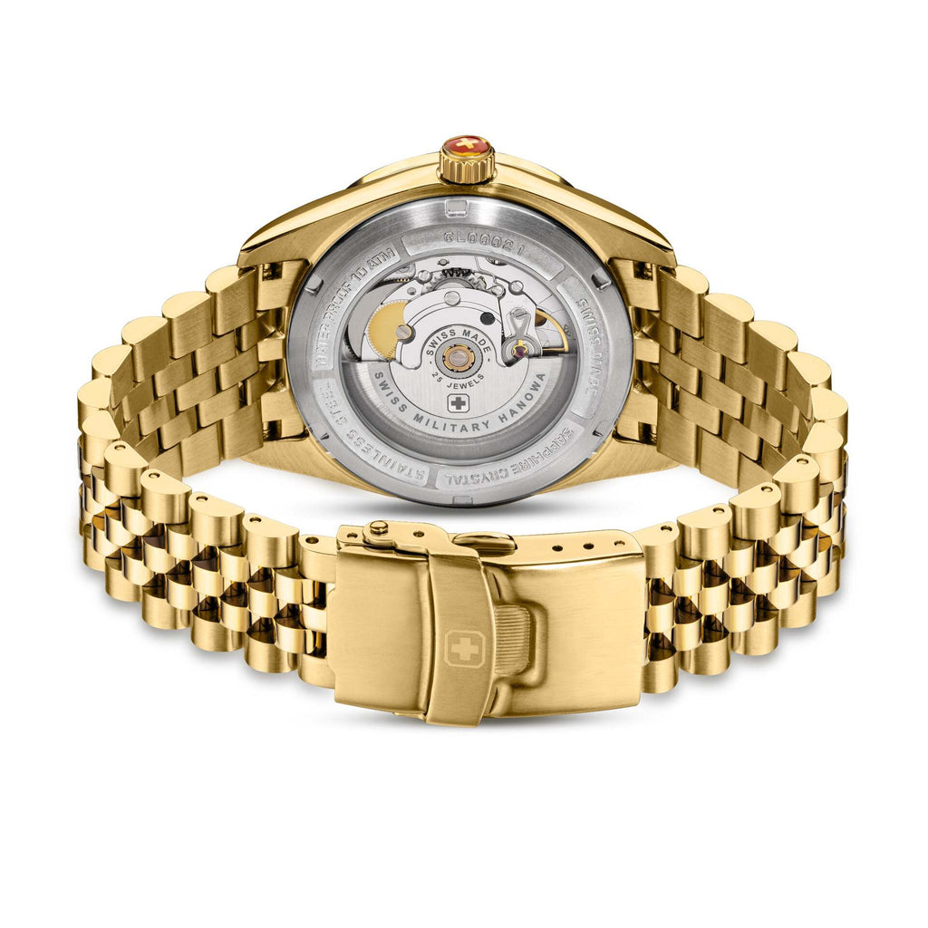 SWISS MILITARY HANOWA UHR DILIGENTER GOLD