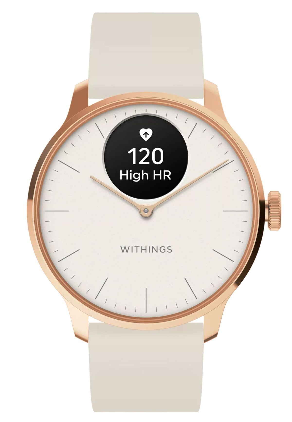 WITHINGS Scanwatch Light 37mm Rosé Weiß
