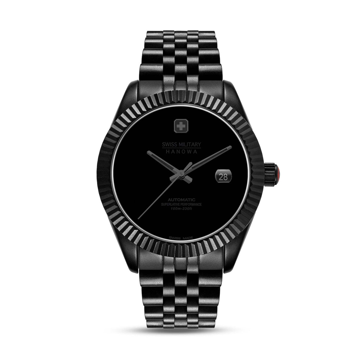 SIWSS MILITARY HANOWA UHR DARK NIGHT