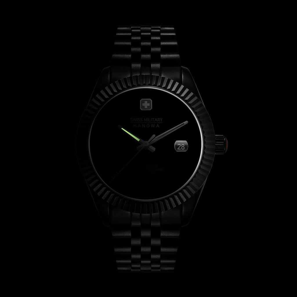 SIWSS MILITARY HANOWA UHR DARK NIGHT