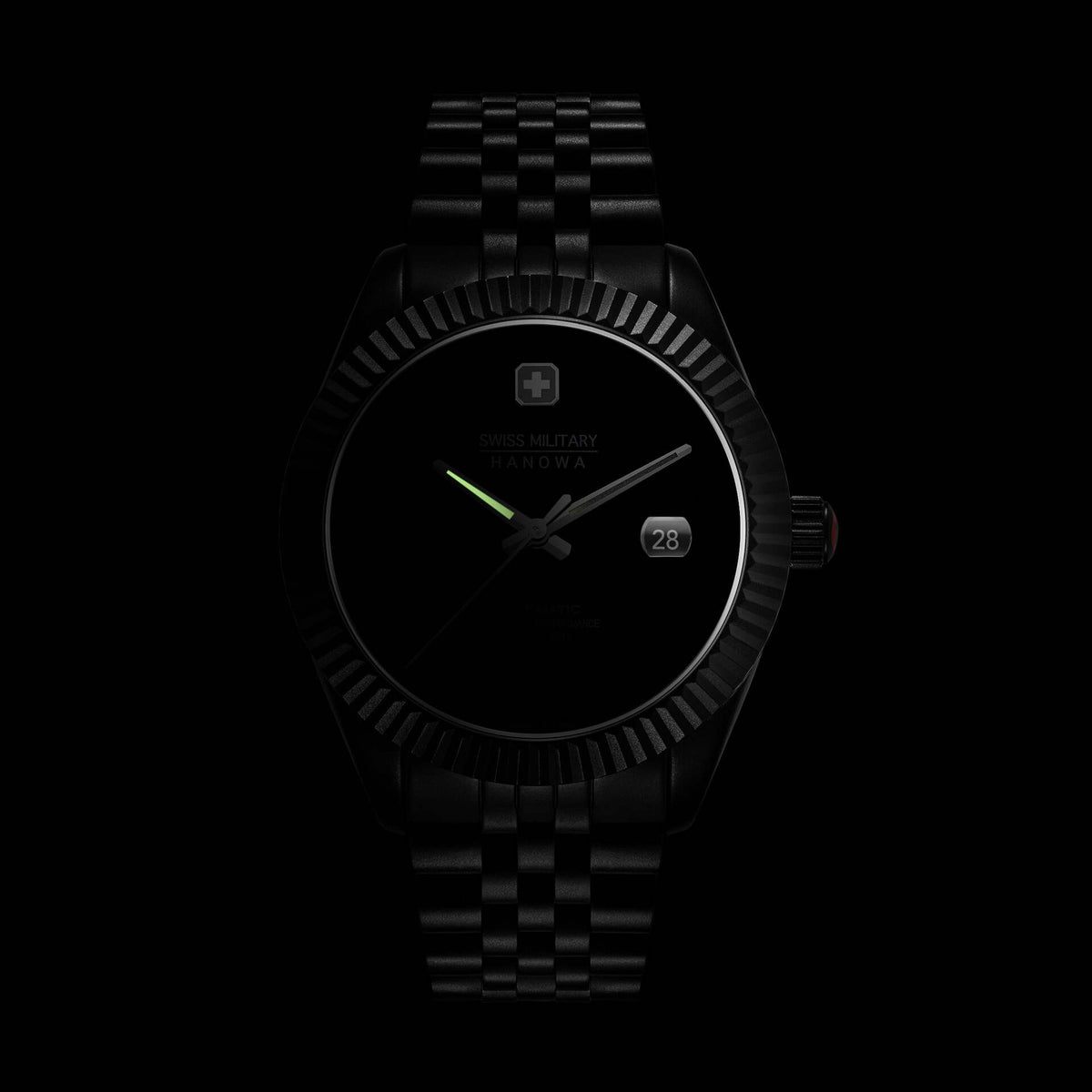 SIWSS MILITARY HANOWA UHR DARK NIGHT