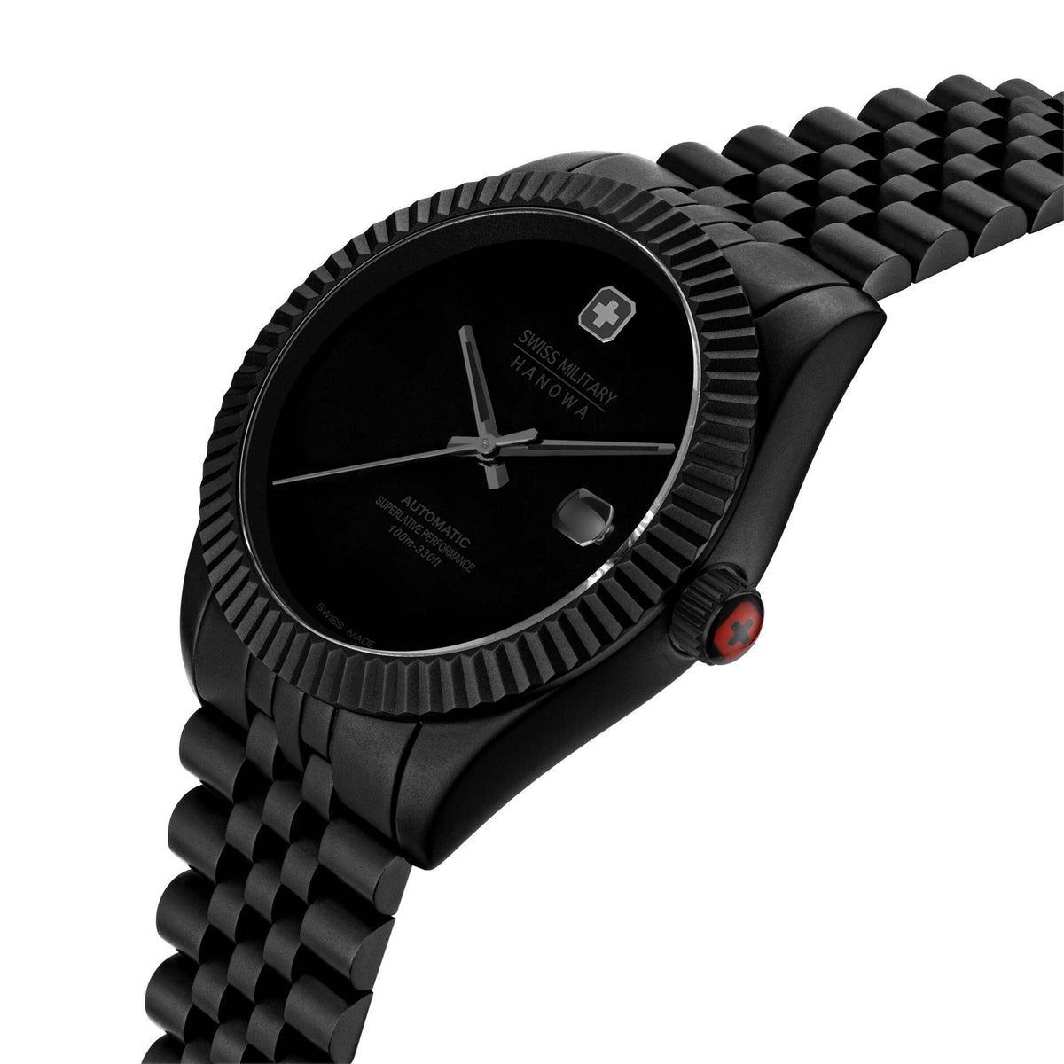SIWSS MILITARY HANOWA UHR DARK NIGHT