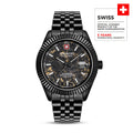 SWISS MILITARY HANOWA UHR BLACK FORGED