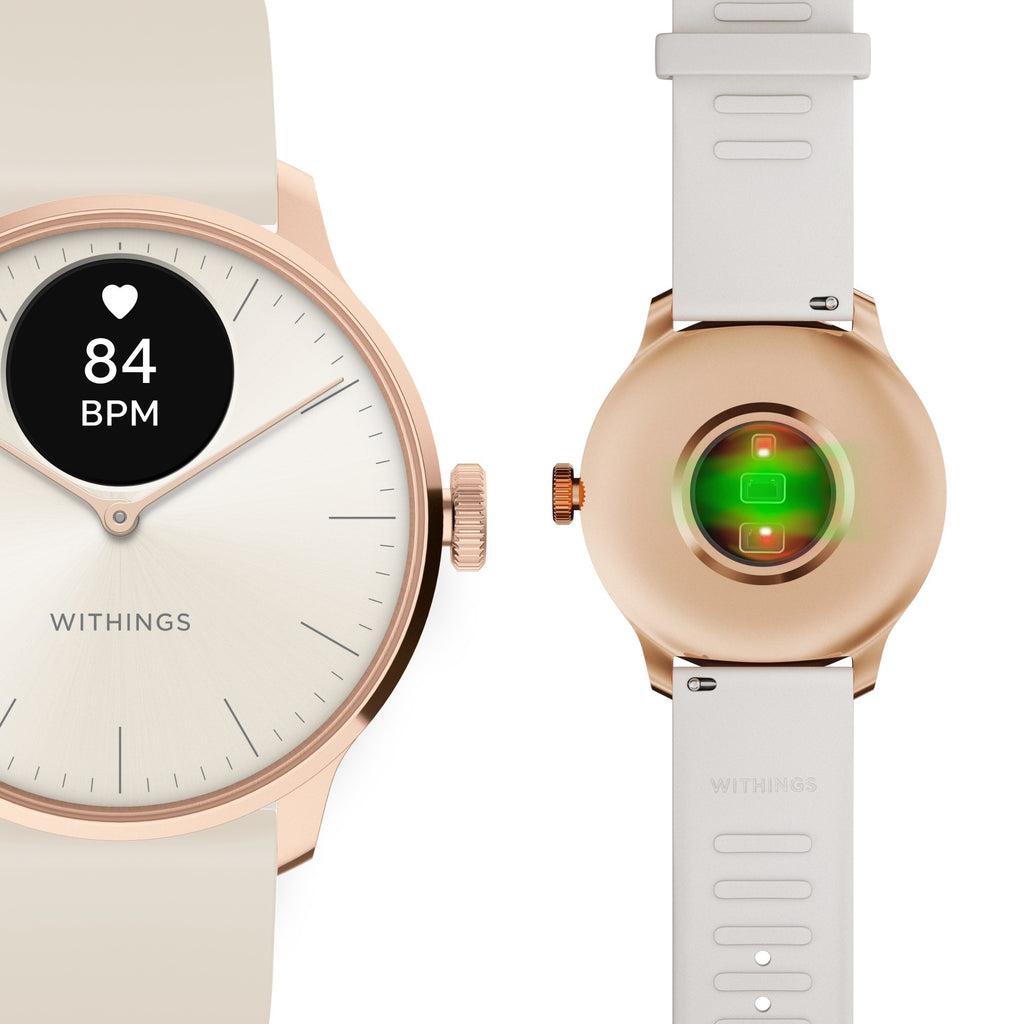 WITHINGS Scanwatch Light 37mm Rosé Weiß