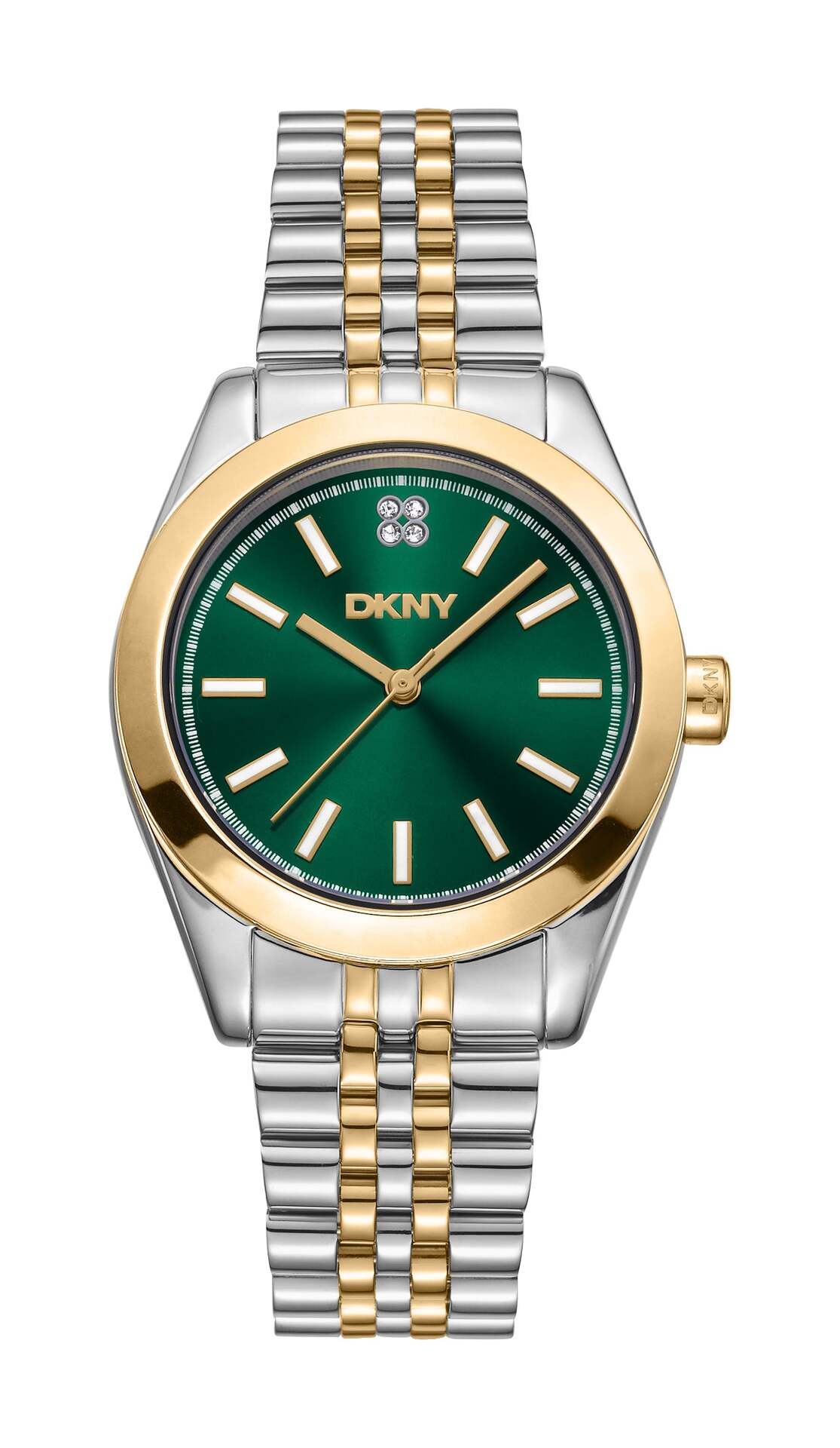 DKNY Uhr Nolita Midi Two Tone Silver
