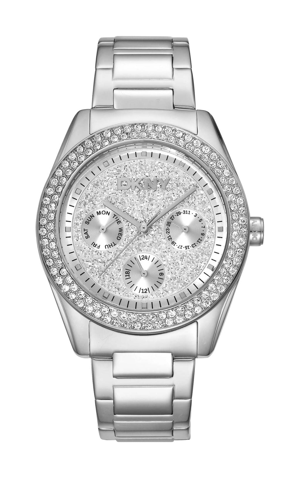 DKNY Uhr Chambers Multi Glitz Silver