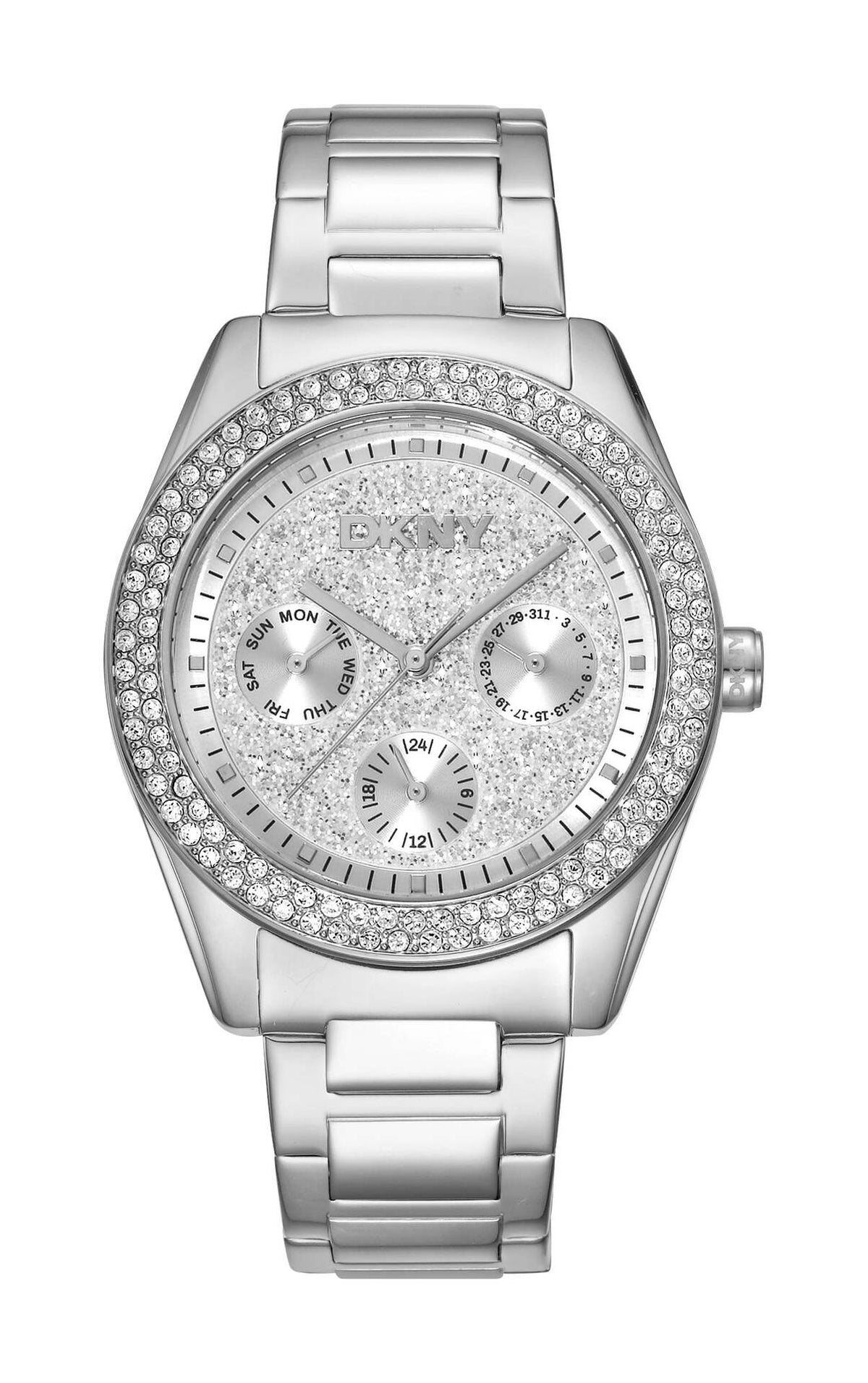 DKNY Uhr Chambers Multi Glitz Silver