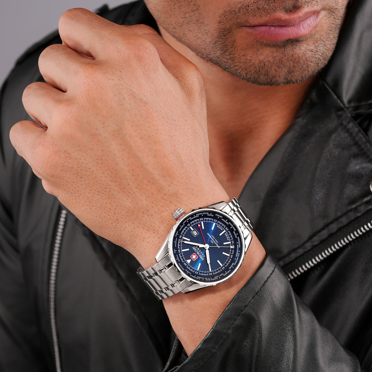 SWISS MILITARY HANOWA UHR AFTERBURN GMT