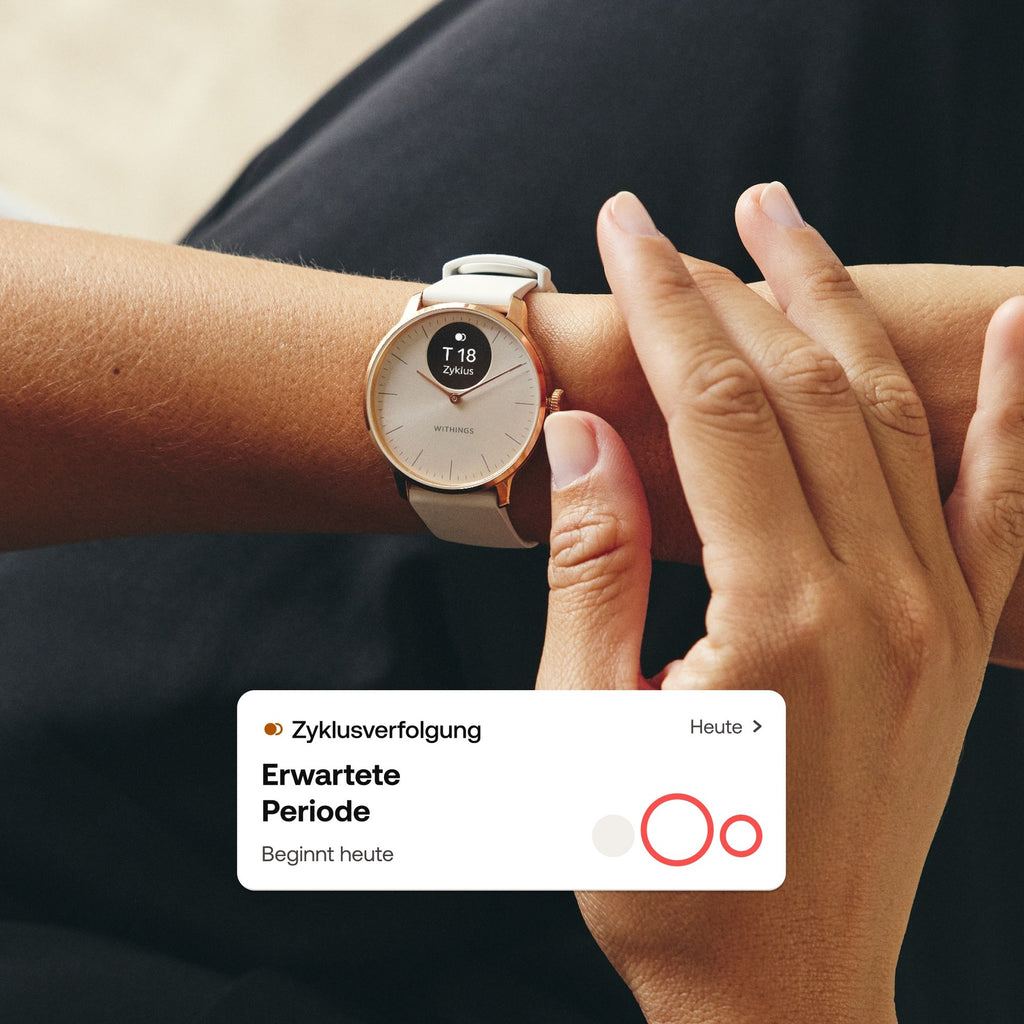 WITHINGS Scanwatch Light 37mm Rosé Weiß
