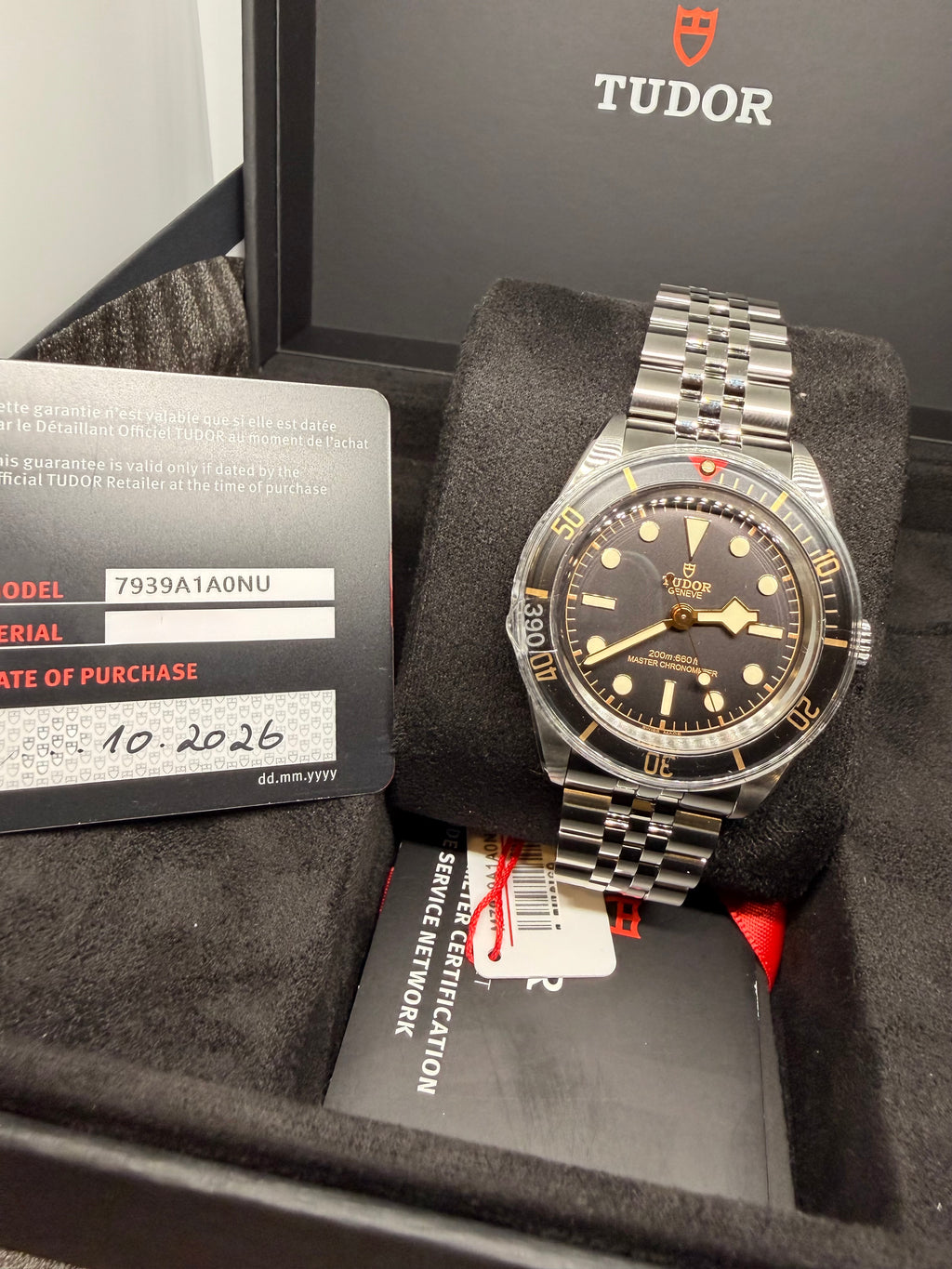 Tudor Black Bay 58 Schwarz Fullset 10/2026